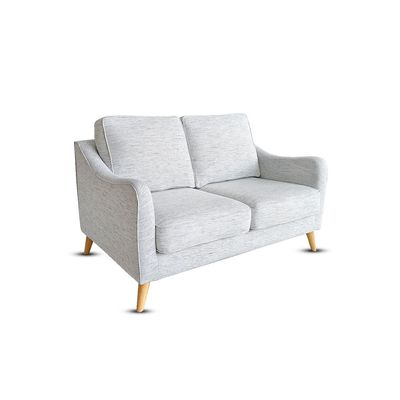 Rotai Maddox Sofa 2-Seater With 2-Year Warranty | Soft Fabric Loveseat | D28 High-Density Foam | Spring Seat Support | Pine Wood Frame | Compact Modern Couch For Living Room