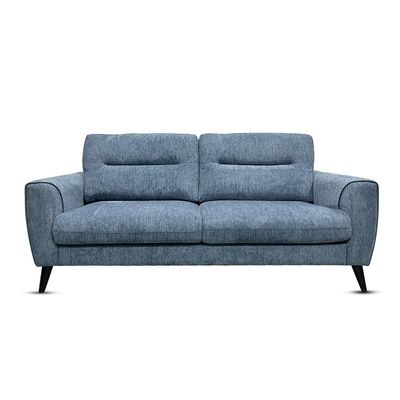 Rotai Anderson Sofa 3-Seater With 2-Year Warranty | Soft Fabric Upholstery | D28 High-Density Foam | Spring Support | Pine Wood Frame | Modern Living Room Couch