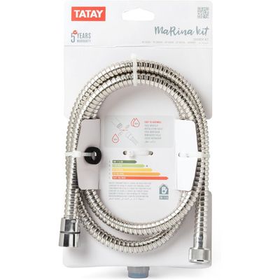 Tatay Shower Kit-Hose Marina Chrome