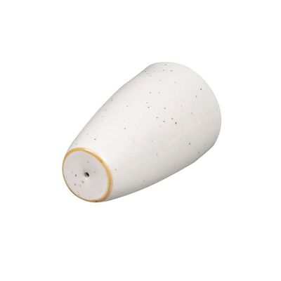 Churchill Stonecast Barley White Ceramic Salt Shaker – 7 cm