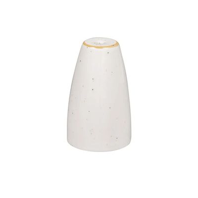 Churchill Stonecast Barley White Ceramic Salt Shaker – 7 cm