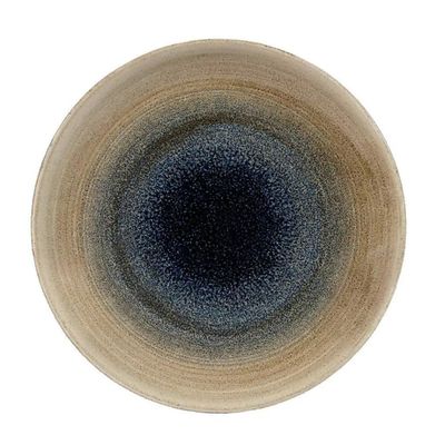 Churchill Stonecast Aqueous Bayou Blue Round Trace Bowl – 25.3cm, 1.1L - Set of 2