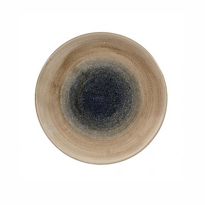 Churchill Stonecast Aqueous Bayou Blue Coupe Plate – 21.7cm - Set of 2