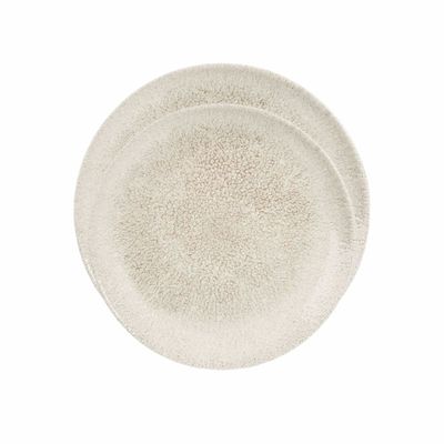 Churchill Raku Agate Grey Coupe Plate, 21.7 cm - Set of 2