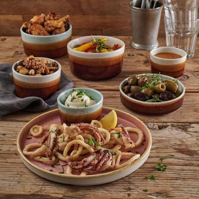 Churchill Nourish Siena Barley White Straight-Sided Dish – 12 cm - Set of 2