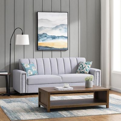  Sofa Cum Bed | Modern Convertible Sleeping Fabric Couch | 3 Seater Sofa Bed I Multipurpose Sofa Bed, Living Room Furniture