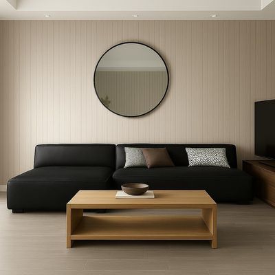 Chelsea Modern L-Shaped Sectional Sofa | Light Beige Velvet Upholstery | Wood Frame L Shape Sofa | Space-Saving Design With Interchangeable Chaise