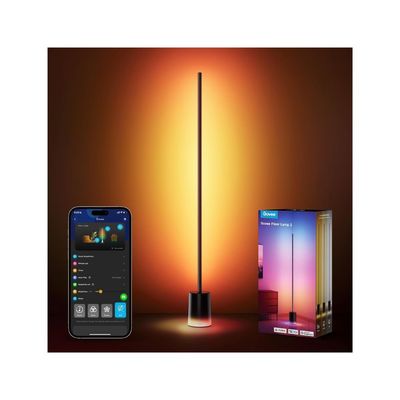 Govee Smart Floor Lamp 2 with Matter, Corner Floor Lamp with Music Sync, Scene Modes Works with Alexa - Black