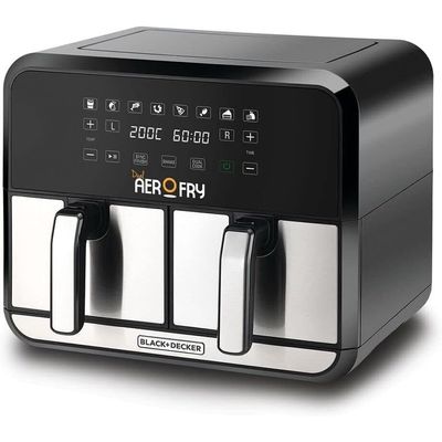 Black + Decker - Bd-Dzaf1700-B5 4L + 4L Dual Zone Aerofry  1700W