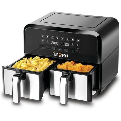 Black + Decker - Bd-Dzaf1700-B5 4L + 4L Dual Zone Aerofry  1700W