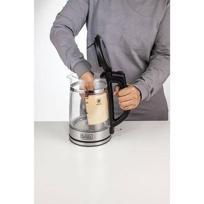 Black + Decker - Bd-Gk220-B5 Double Wall Glass Kettle