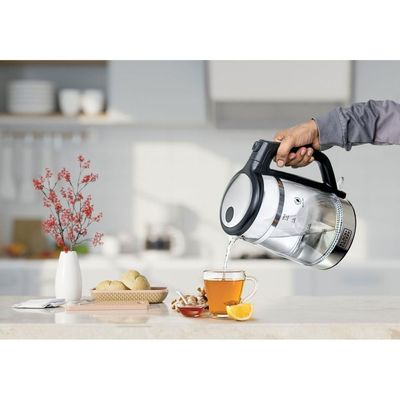 Black + Decker - Bd-Gk220-B5 Double Wall Glass Kettle