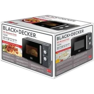 Black + Decker - Bd-Mz2015P-B5 20 Litres  Microwave Oven,  700W Grey