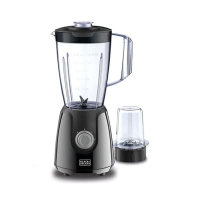 Black + Decker  - 400W Blender With Grinder-Black