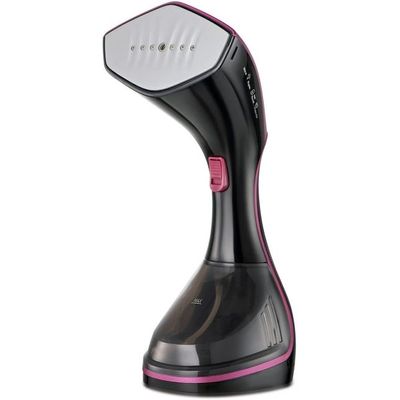 Black + Decker  - Portable Digital Handheld Garment Steamer 240 Ml 1600W Black Purpl