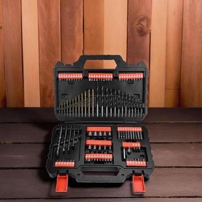 Black + Decker  109-Pieces Mixed Accessories Set Black A7200-Xj