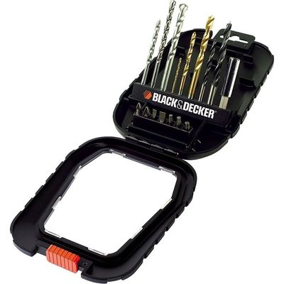 Black + Decker  16 Pieces Mixed Drilling Screwdriving Accessory Set, A7186-Xj