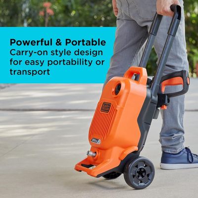 Black + Decker  1700W 125 Bar/1800 Psi Pressure Washer - Bepw1700-B5