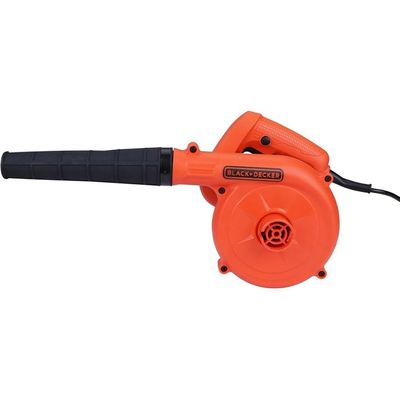 Black + Decker  530W 16,000 Rpm Single Speed Electric Blower/Vacuum With Collection Bag For Home & Garden Bdb530-B5 2 Years Warranty