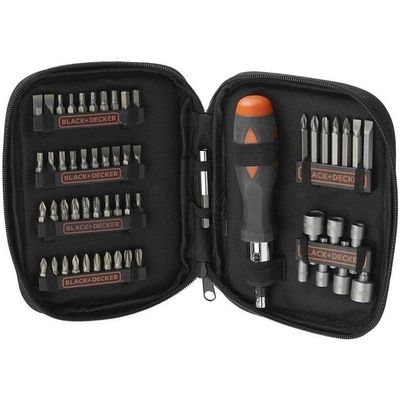 Black + Decker 56 Pieces Ratchet Scewdriver Set, A7104-Xj