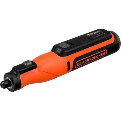 Black + Decker Cordless Rotary Tool 8V + 37Pcs Accessories Bcrt8I-Xj