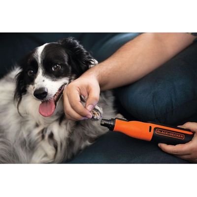 Black + Decker Cordless Rotary Tool 8V + 53Pcs Accessories + Kit Box Bcrt8Ik-Xj