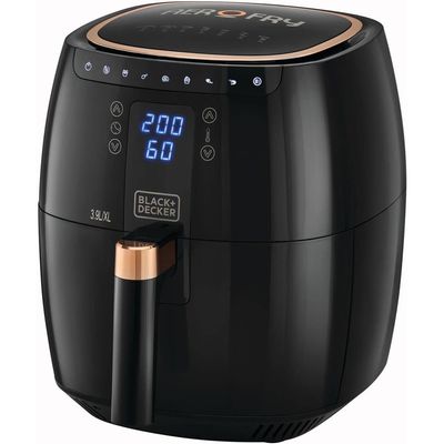 Black + Decker Digital 7-In-1 Multifunction Air Fryer 1500W 8.6L/1.4Kg Capacity With Rapid Hot Air Circulation For Frying, Grilling, Broiling, Roasting, And Baking - Af5539-B 5 - 2 Years Warranty