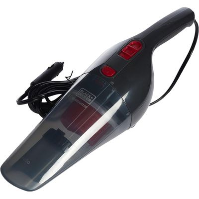 Black + Decker 12V Dc Auto Dustbuster Handheld Car Vacuum With 6 Pieces Accessories For Car, Redgrey - Nv1210Av, 2 Years Warranty