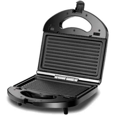 Black + Decker 3 In 1 Interchangeable 780W Ts2130-B5, Grill & Waffle& Sandwich Maker Silver/Black - 2 Years Warranty