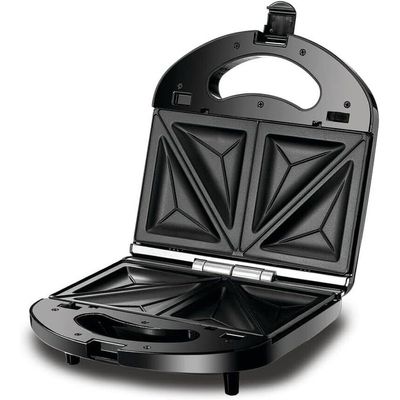Black + Decker Sandwich & Grill Maker, 650-780W Power, 2In1 Interchangeable Sandwich And Grill Maker, With Indicator And Ready To Cook Lights, Non Stick Surface, Easy To Use, Ts2120-B5  - 2 Years Warranty