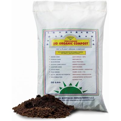 Shalimar Vegetarian Bio Organic Compost (50 Ltr) Organic Vegetarian Bio Compost â€“ Premium Plant Nutrition For Indoor and Outdoor Plants Shalimar Vegetarian Bio-organic Compost - 50 Ltr