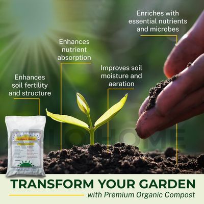 Shalimar Vegetarian Bio Organic Compost (50 Ltr) Organic Vegetarian Bio Compost â€“ Premium Plant Nutrition For Indoor and Outdoor Plants Shalimar Vegetarian Bio-organic Compost - 50 Ltr