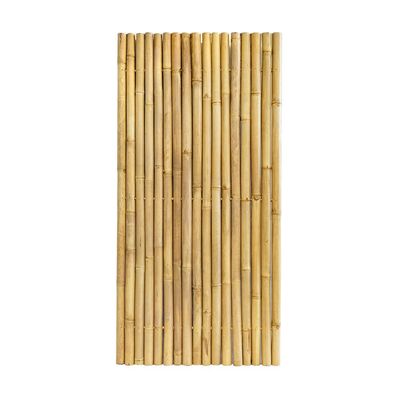Premium Thick Full Bamboo Fence Panel Natural and Sustainable Outdoor Privacy Screen (H150xL100, Natural)