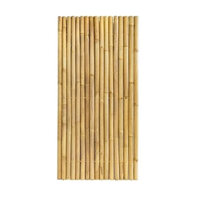 Premium Thick Full Bamboo Fence Panel Natural and Sustainable Outdoor Privacy Screen (H200xL100, Natural)