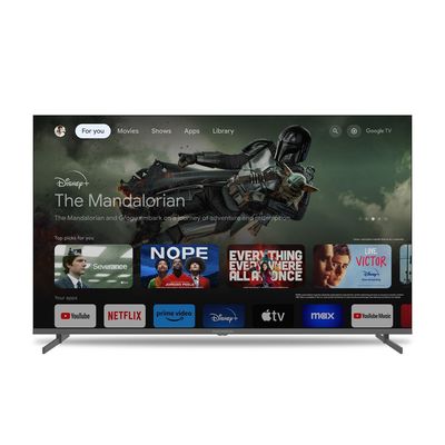 Thomson 50" QLED Google TV â€“ Quantum Dot, Dolby Vision & Atmos, Voice Remote with Google Assistant, Built-In YouTube & Netflix, Frameless QLED Display, Side Feet Design, 3-Year Warranty