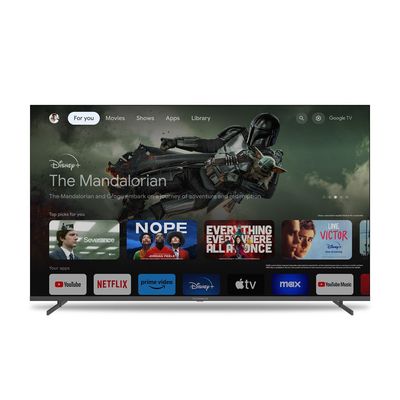 Thomson 65" QLED Google TV â€“ Quantum Dot, Dolby Vision & Atmos, Voice Remote with Google Assistant, Built-In YouTube & Netflix, Frameless Design, Side Feet, Ultra HD Display, 3-Year Warranty