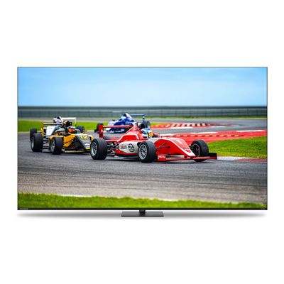 Thomson 75" QLED Pro Google TV â€“ Quantum Dot, 144Hz Refresh Rate, Dolby Vision & Atmos, Swivel Stand, Voice Remote with Google Assistant, Frameless 4K UHD Display, Premium Design, 3-Year Warranty