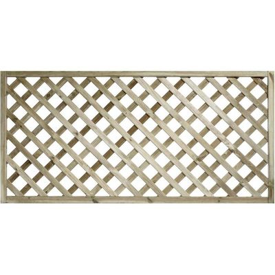 Wooden Lattice Panel Trellis Panel (1pc, 200cmx100cm)