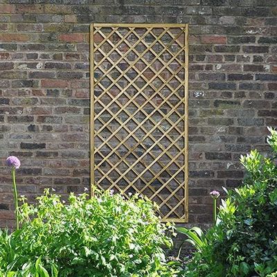 Wooden Lattice Panel Trellis Panel (1pc, 200cmx50cm)