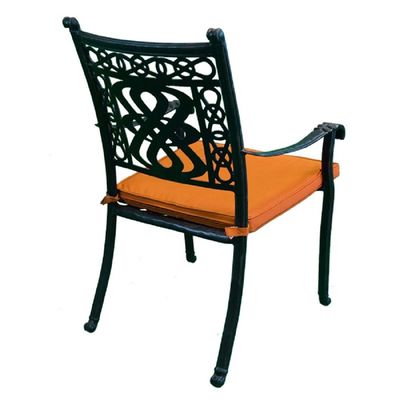 Schondor-Bermen-Arm Chair-60x60x94 CM-Aluminum- Orange