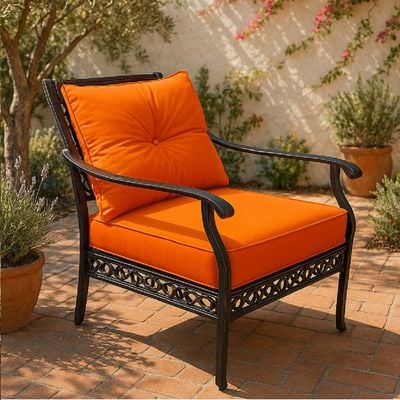 Bermen-Single Seat Sofa -87x70x94-Orange 