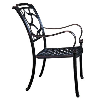 Armchair- Moscow Style- 58x62x90Cm-Aluminum-1 Year