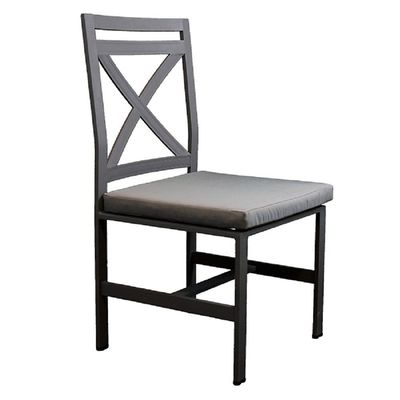 Shondor- Armless Chair-Dallas Style-48x50x93Cm-Aluminum-1Year