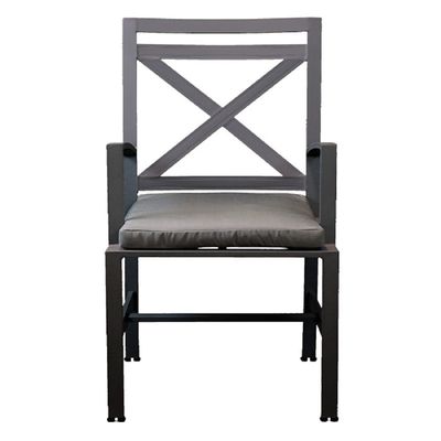 Arm Chair-Dallas Style-48x54x93Cm-Aluminum-1Year