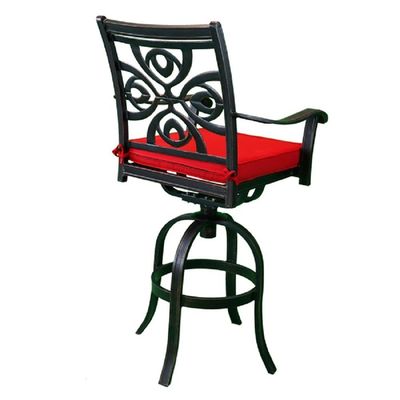 Swivel Bar Chair-Sandiego Style-61x55x121Cm-Aluminum-1Year