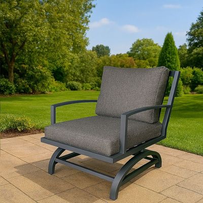 -Schondor- Rocking Sofa-Dallas Style-82x70x93Cm-Aluminum-1Year