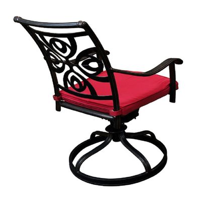 Swivel Chair-Sandiego Style-68x62x92Cm-Aluminum-1Year