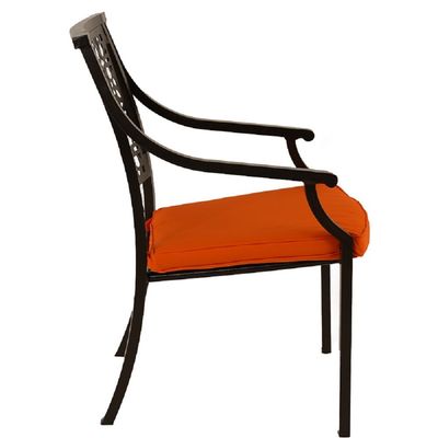 Arm Chair -Venice Style-60x60x91Cm-Aluminum-1Year