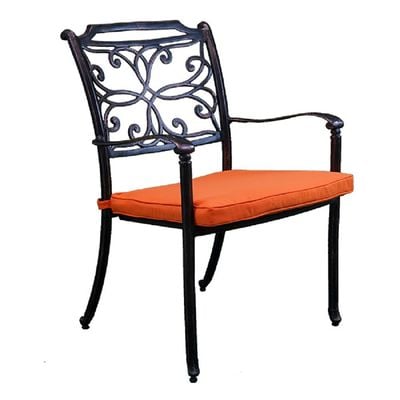 Arm Chair -Venice Style-60x60x91Cm-Aluminum-1Year