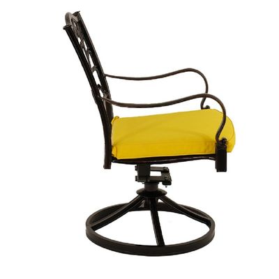 Swivel Chair -Santorini Style-64x64x92Cm-Aluminum-1Year
